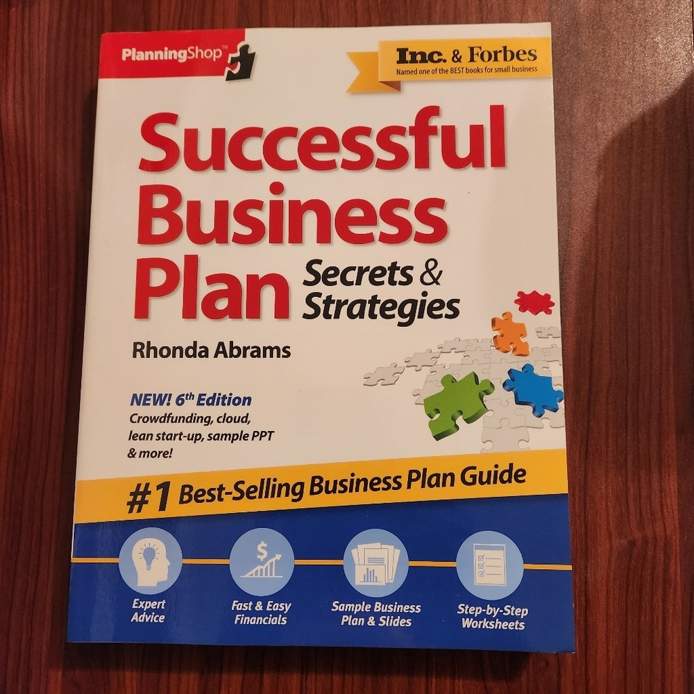 Successful Business Plan Secrets & Strategies Book by Rhonda Abrams